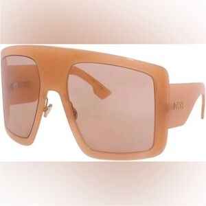 DIOR pink oversized sunglasses